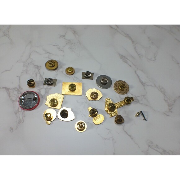 VTG BPOE Benevolent Order Of Elks Lodge Hat Lapel Vest Pin Enamel Buttons - Picture 7 of 9